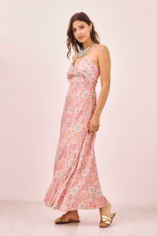 Robe longue Somia - Fuchsia