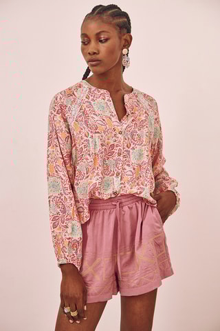 Chemisier Matcha - Fuchsia