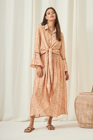 Chemisier Saya - Orange clair