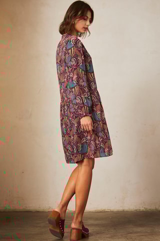 Robe droite Risha - Bordeaux