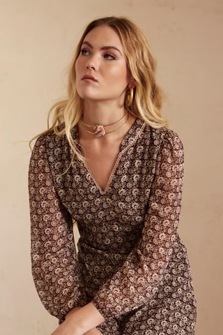 Robe longue Turi - Noir