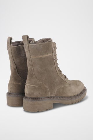 Bottines en nubuck - Kaki