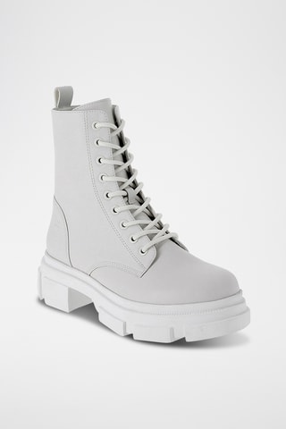 Bottines plateformes - Blanc
