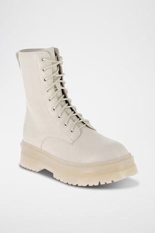 Bottines plateformes - Beige