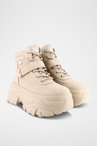 Baskets montantes plateformes - Beige