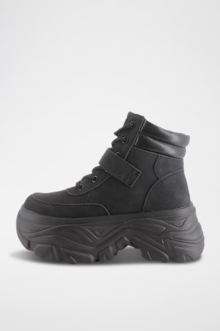 Baskets montantes plateformes - Noir