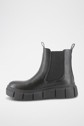 Bottines Chelsea plateformes - Noir