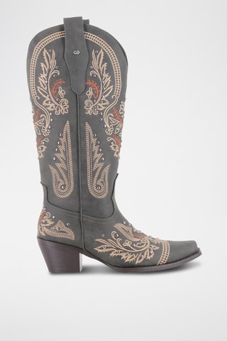 Bottes - Taupe et beige