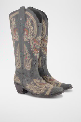 Bottes - Taupe et beige