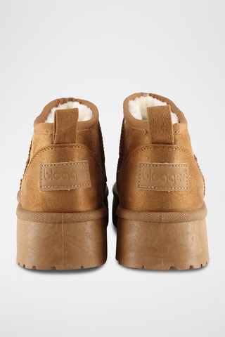 Bottines fourrées plateformes - Camel