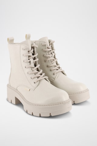 Bottines plateformes - Beige