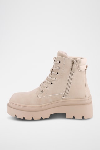 Bottines plateformes - Beige