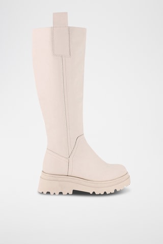 Bottes plateformes - Beige