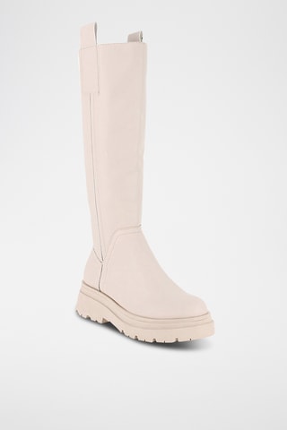 Bottes plateformes - Beige