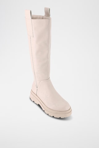 Bottes plateformes - Beige