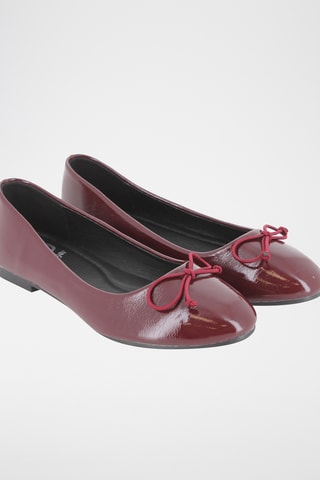 Ballerines vernies - Bordeaux