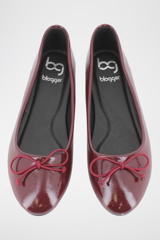 Ballerines vernies - Bordeaux