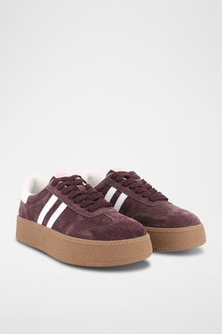 Baskets plateformes - Marron