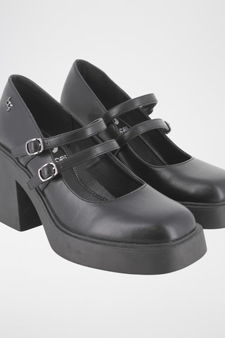 Babies à talons - Noir