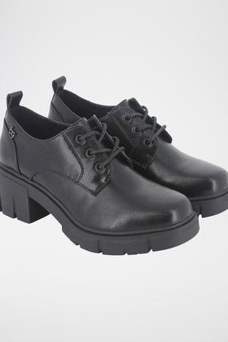 Derbys à talons - Noir