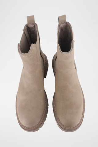 Bottines Chelsea - Beige et marron