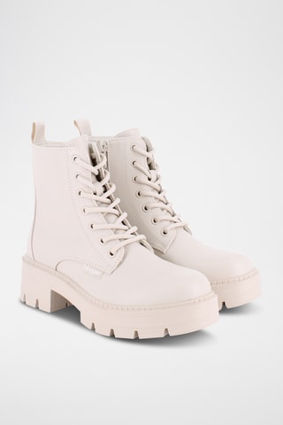 Bottines - Beige et taupe