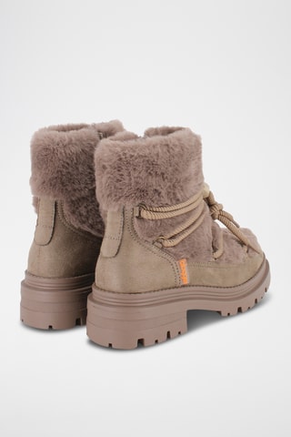 Bottines fourrées - Taupe