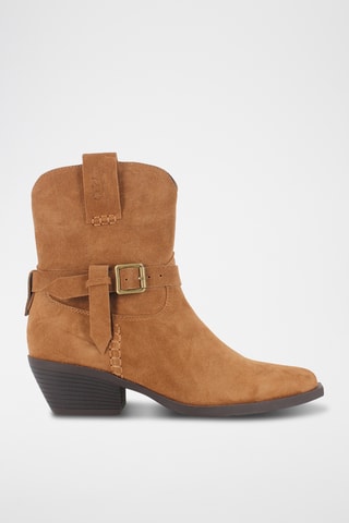 Bottines en nubuck - Camel