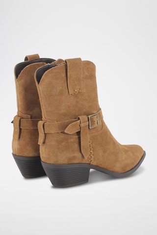 Bottines en nubuck - Camel