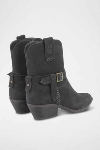 Bottines en nubuck - Kaki
