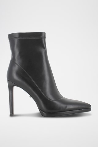 Bottines en cuir - Noir