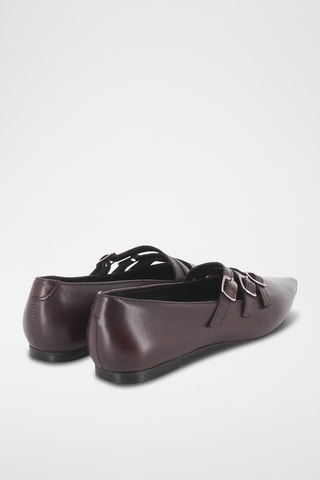 Babies en cuir - Bordeaux