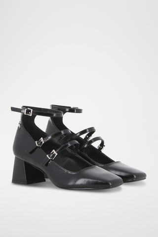 Babies à talons - Noir