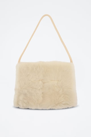 Bolso de piel de cordero - Beige