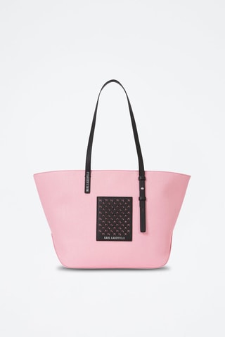 Bolso shopper - Rosa y negro