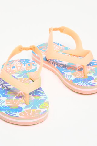 Sandalias - Naranja y azul cobalto