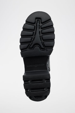 Botines de piel - Negro