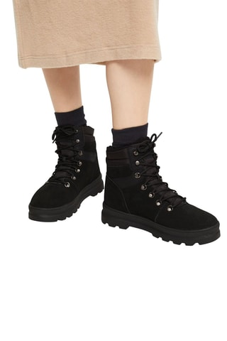 Botines de lana merino - Negro