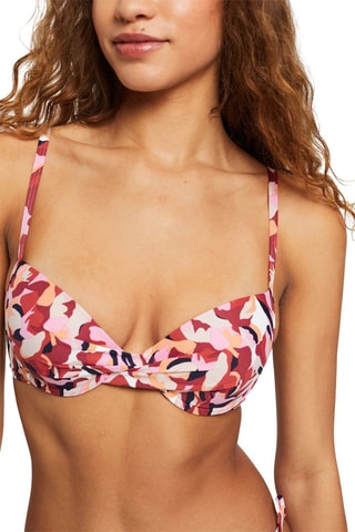 Sujetador de bikini - Rojo y blanco