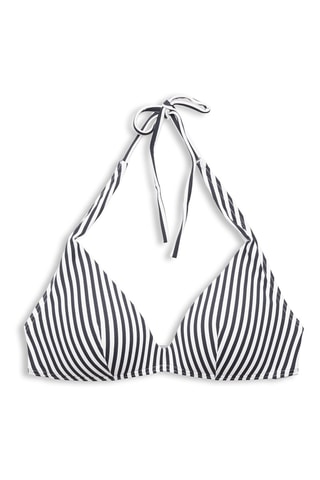 Sujetador de bikini - Azul marino y blanco