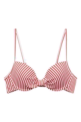 Sujetador de bikini - Rojo y blanco