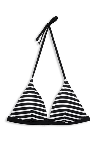 Sujetador de bikini - Negro y blanco