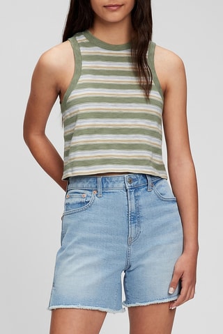 Camiseta de tirantes de algodón orgánico - Verde