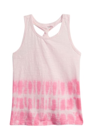 Camiseta de tirantes tie-dye - Rosa empolvado