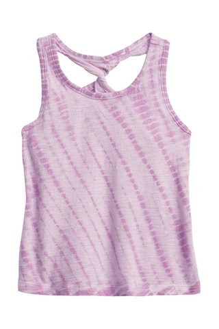 Camiseta de tirantes tie-dye - Violeta