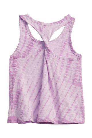 Camiseta de tirantes tie-dye - Violeta