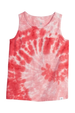 Camiseta de tirantes tie-dye - Rosa empolvado y rosa viejo