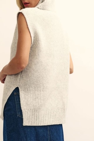 Chaleco de lana - Crudo