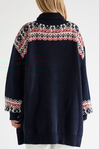 Jersey de lana - Azul marino