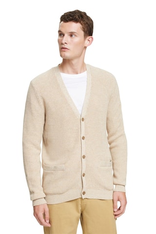 Cárdigan - Beige jaspeado